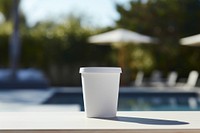 Coffee cup outdoors plant. 