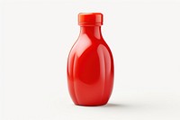 Ketchup bottle white background refreshment. 