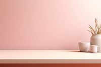 Table pink cup mug. AI generated Image by rawpixel.