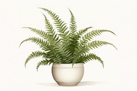 Plant fern houseplant floristry. AI generated Image by rawpixel.