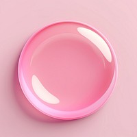 Circle pink simplicity porcelain. 