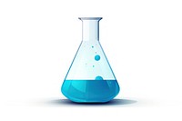 Glass vase white background biotechnology. AI generated Image by rawpixel.