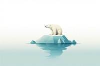 Bear wildlife outdoors iceberg. 