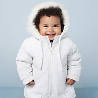 Baby sweatshirt portrait jacket. 