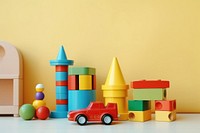 Toy construction kindergarten sandcastle. AI generated Image by rawpixel.