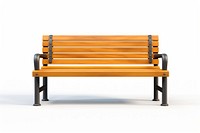 Bench furniture white background architecture. AI generated Image by rawpixel.