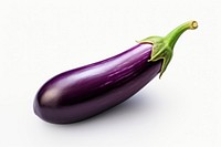 Vegetable eggplant food white background. AI generated Image by rawpixel.