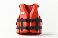 Life jacket lifejacket white background protection. 