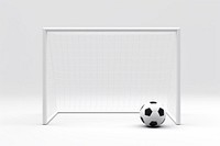 Soccer goal football sports white. 