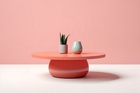 Table furniture earthenware flowerpot. AI generated Image by rawpixel.