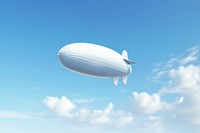 Airship aircraft vehicle flying. 