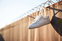 Footwear sneaker white shoe. 