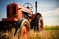 Tractor agriculture outdoors vehicle. AI generated Image by rawpixel.