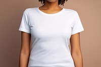 Shirt t-shirt sleeve white. AI generated Image by rawpixel.