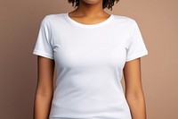 Shirt t-shirt sleeve white. 