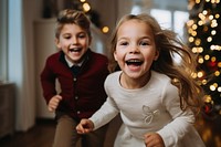 Laughing child baby togetherness. AI generated Image by rawpixel.