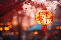 Festival lantern red chinese new year. 