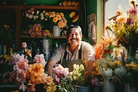 Flower shop portrait nature plant. 