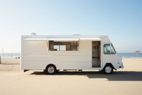 Truck transportation vehicle beach. AI generated Image by rawpixel.