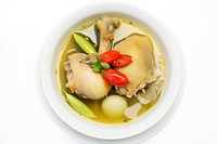 Soto ayam plate food soup. AI generated Image by rawpixel.