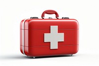 Luggage white background first aid furniture. AI generated Image by rawpixel.