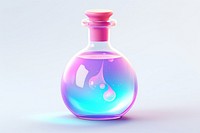 Bottle perfume glass biochemistry. AI generated Image by rawpixel.