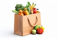 Bag vegetable groceries plant. AI generated Image by rawpixel.