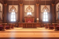 Furniture chair court room. 