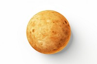 Sphere bread food white background. AI generated Image by rawpixel.
