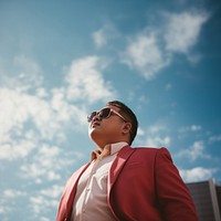 Sunglasses portrait outdoors photo. AI generated Image by rawpixel.