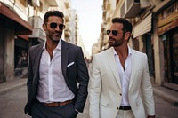 Sunglasses blazer adult suit. 