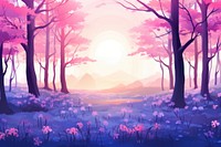 Purple land backgrounds landscape. 