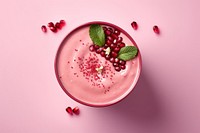 Pomegranate smoothie dessert food. 