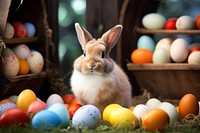 Egg animal mammal easter. AI generated Image by rawpixel.