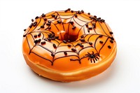 Halloween donut food white background confectionery. AI generated Image by rawpixel.