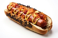 Halloween hotdog food bratwurst condiment. AI generated Image by rawpixel.