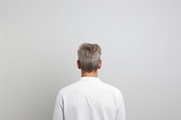 Adult white photo back. 