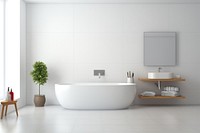 Bathroom bathtub sink architecture. AI generated Image by rawpixel.