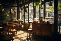 Cafe restaurant furniture table. 