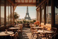 Architecture restaurant outdoors building. 