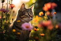 Flower outdoors animal mammal. 