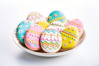 Egg dessert cookie easter. AI generated Image by rawpixel.