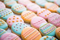 Backgrounds cookie easter food. AI generated Image by rawpixel.