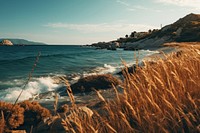 Sea landscape outdoors horizon. 