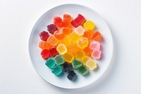 Plate confectionery candy food. AI generated Image by rawpixel.