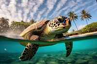 Sea outdoors reptile nature design