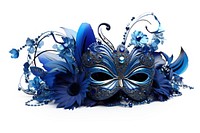 Carnival blue white background celebration. 