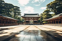 Architecture building mansion shrine. 