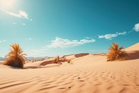 Desert sky landscape outdoors. 