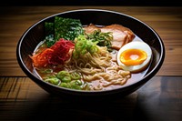 Ramen plate food meal. AI generated Image by rawpixel.